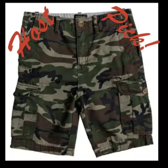 Quiksilver Other - Quiksilver New Kids Camo Cargo Pocket Shorts (Little Boys) NWT Size 5 🎉HP🎉